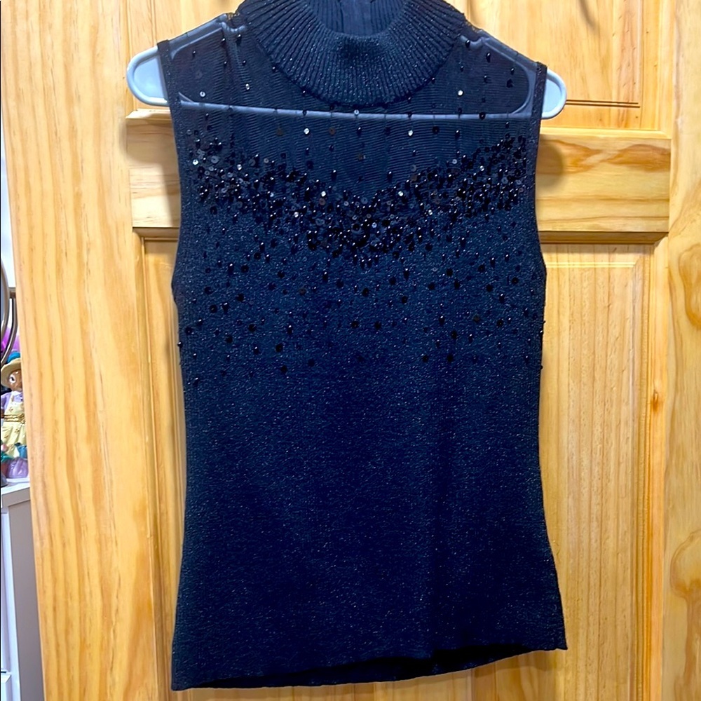 Elegant Black Sleeveless Top